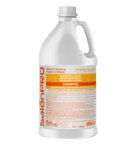 Shampoo Queratina e Argan Salonpro Galao 5L