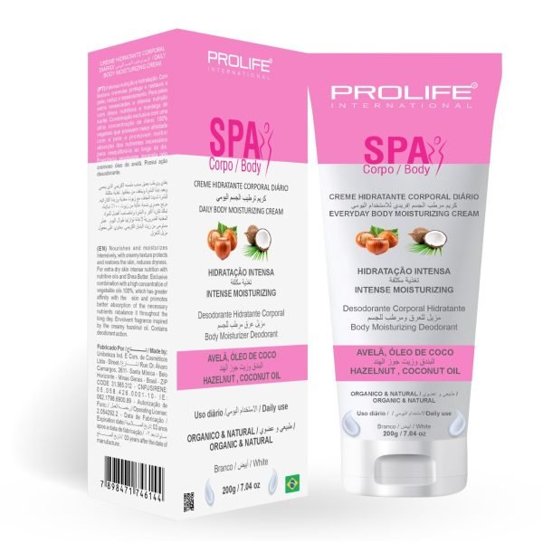 Creme Hidratante Prolife para o Corpo Linha Spa 200 g