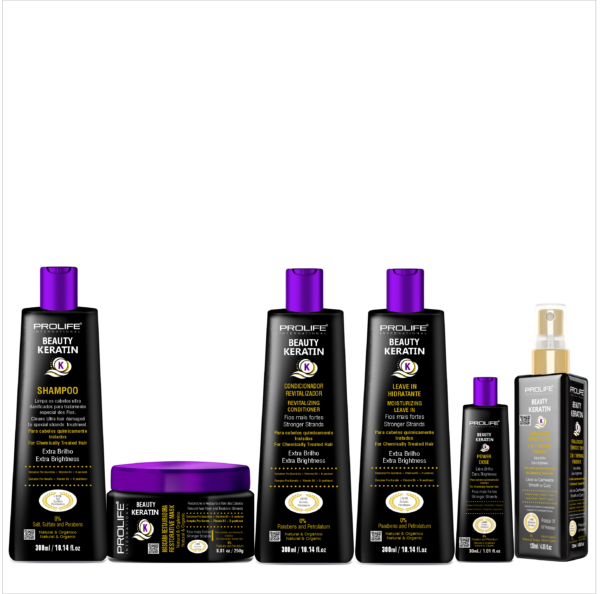 Repositor de Queratina Linha Beauty Keratin Kit Manutençao