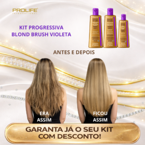 Progressiva Matizadora sem formol Blond Brush 03 Passos 2,5 L – Prolife International