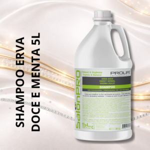 Shampoo Profissional Galão 5L Erva Doce e Menta Prolife International